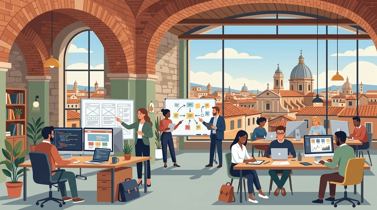 Sviluppo software, marketing digitale e infrastruttura IT per aziende a Roma