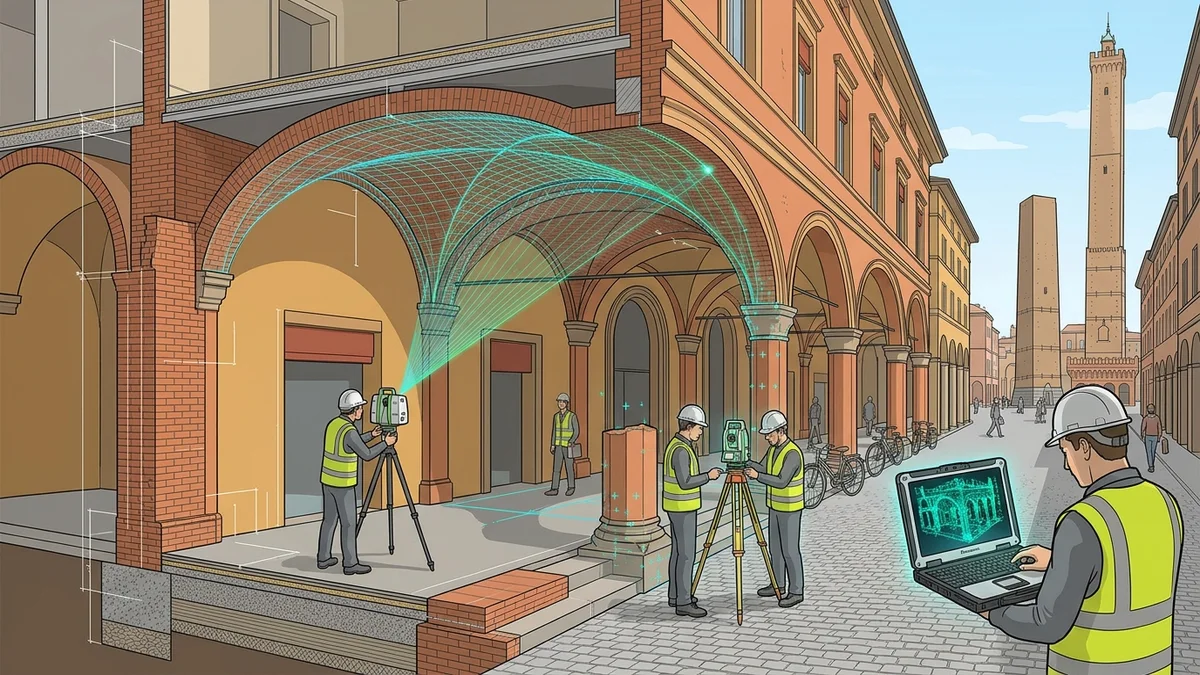 Spaccato architettonico studio tecnico e pratiche edilizie Sportello Unico per l'Edilizia (SUE) del Comune di Bologna Bologna